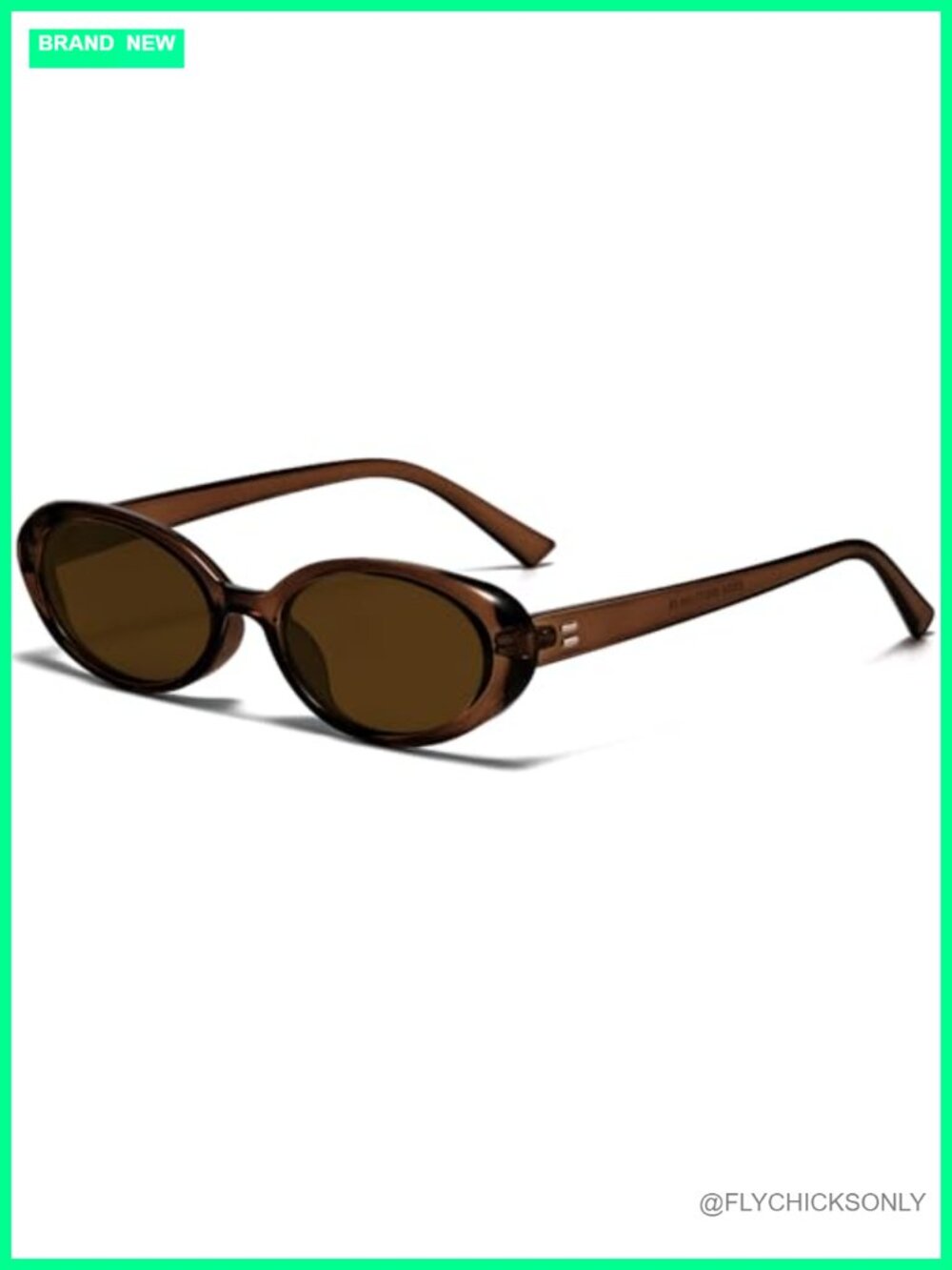 Retro Oval Sunglasses UV400 Small Oval Vintage Shades